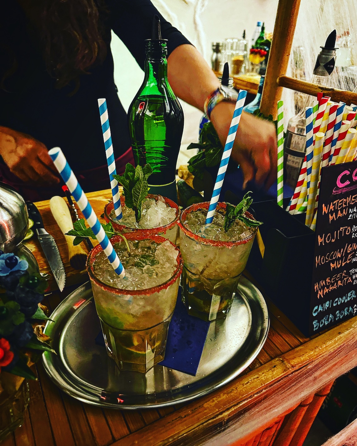 Cocktails an der Bar